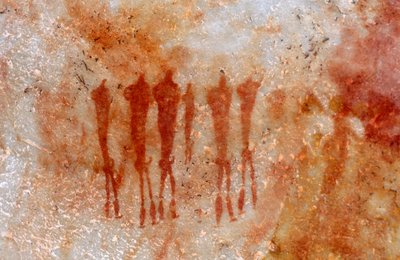 San Rock Paintings, Cedarburg, Western Cape by Unknown